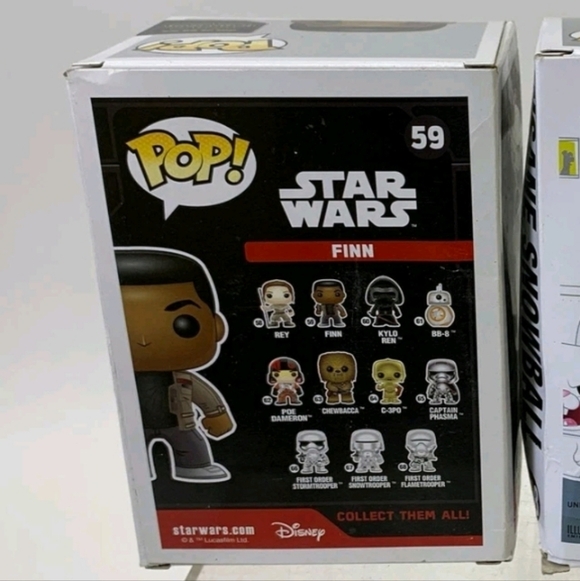 Pop Star Wars Finn Vinyl Figure - Picture 2 of 2